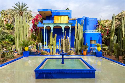 les jardins yves saint laurent marrakech|yves Saint Laurent jardin majorelle.